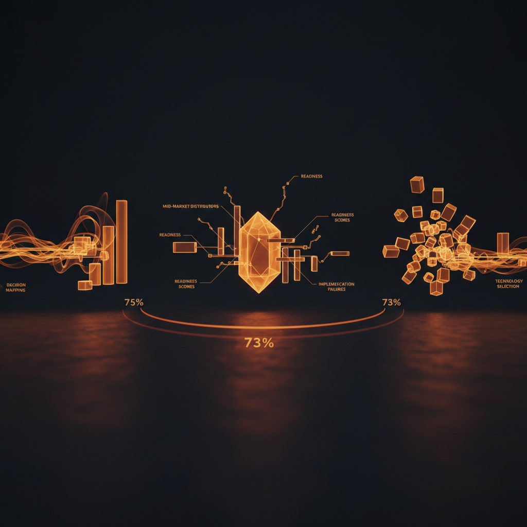 The AI Implementation Paradox: Why 73% of Mid-Market Distributors Start Wrong