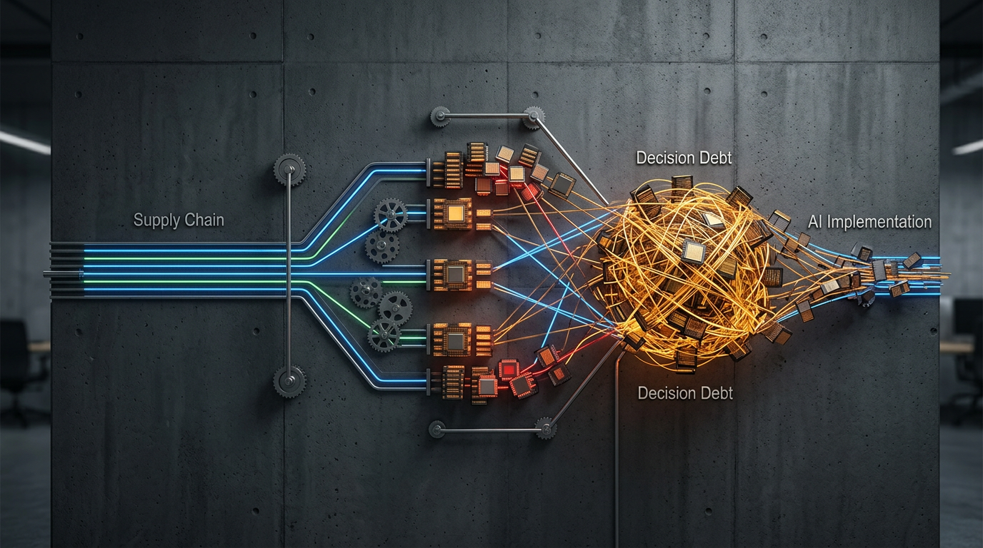 The Supply Chain Decision Debt: How Deferred Planning Choices Compound Into AI Failure